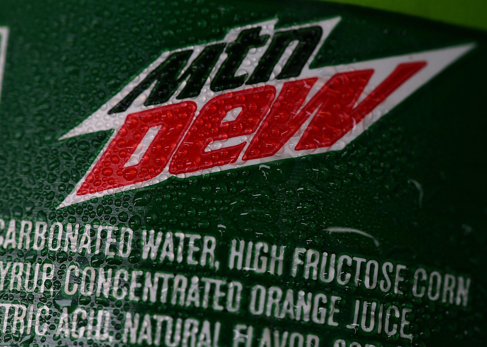 High fructose corn syrup drink