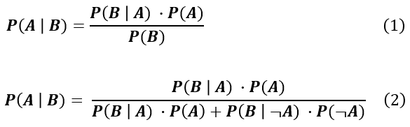 Bayes Theorem Calculator - Calculate the probability of an event applying the Bayes Rule