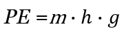 gravitational potential energy