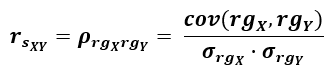 spearmans correlation coefficient